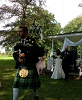 Bagpiper Francis Wallace