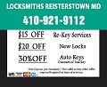 Locksmiths Reisterstown
